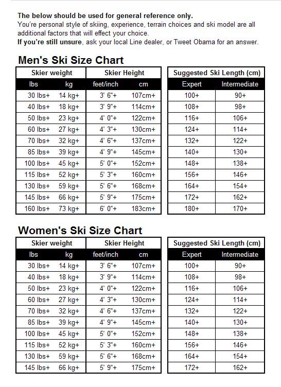 Ladies Ski Size Chart Flash Sales Cpshouston